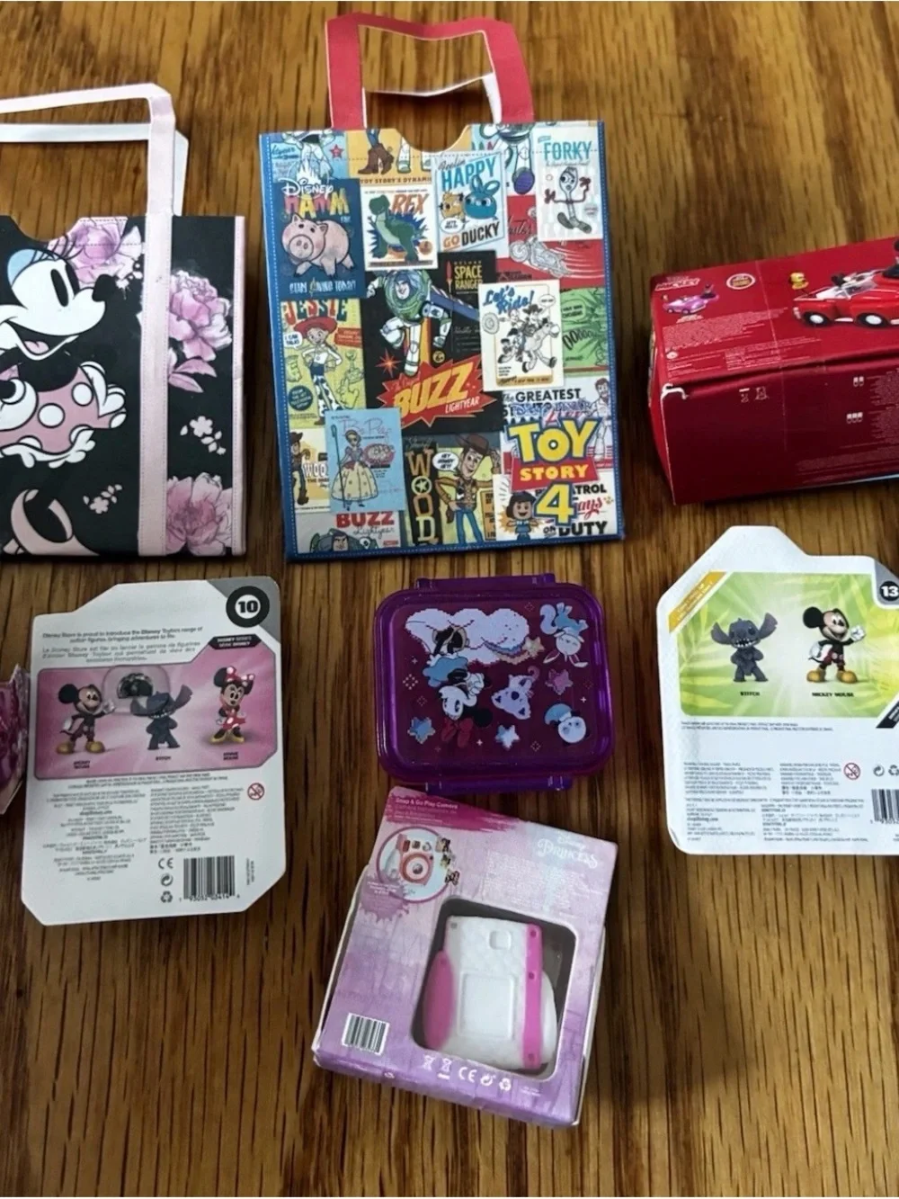 Disney Purple Mickey & Minnie Mouse Micro Brands Mini Toys (lot of 8)